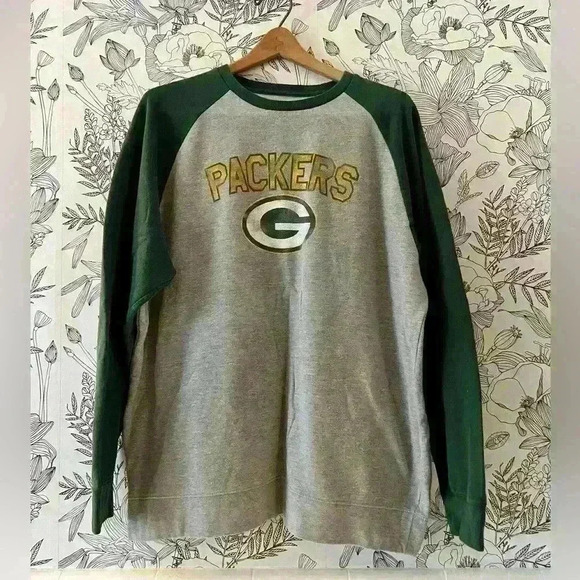 NFL Other - Green Bay Packers Distressed Crew Neck Sweater - Men’s XL